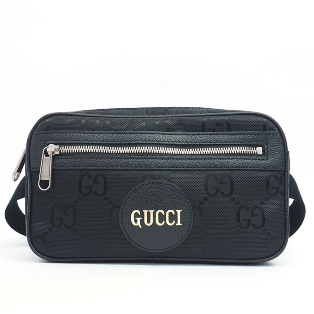 Gucci Off The Grid Belt Bag Silver tone GG Canvas